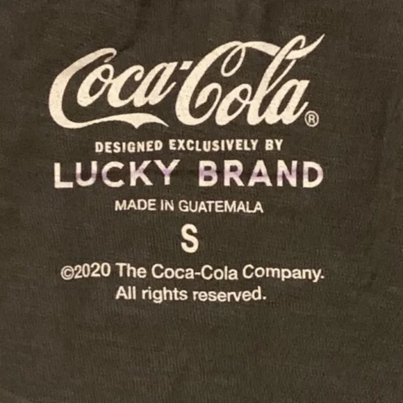 Lucky Brand Graphic Tee with Coke Print - Picture 8 of 9